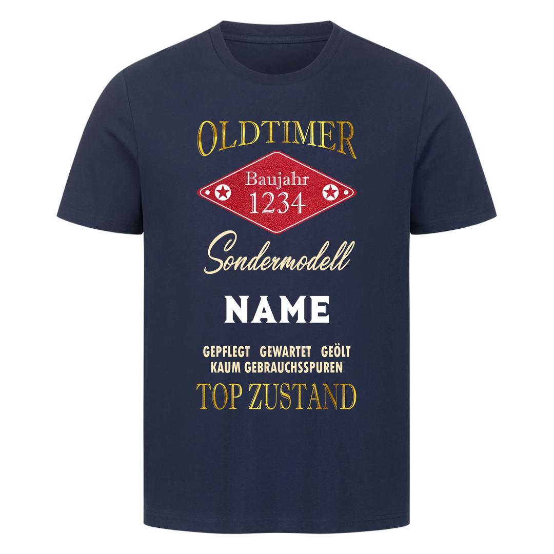 Mock Up Tshirt Navy front