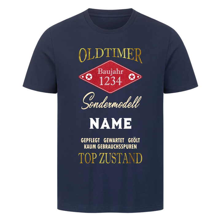 Mock Up Tshirt Navy front