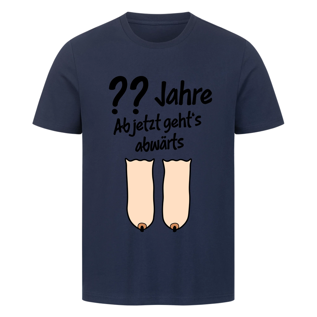 Mock Up Tshirt Navy front