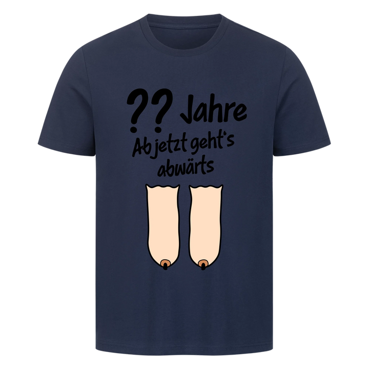 Mock Up Tshirt Navy front