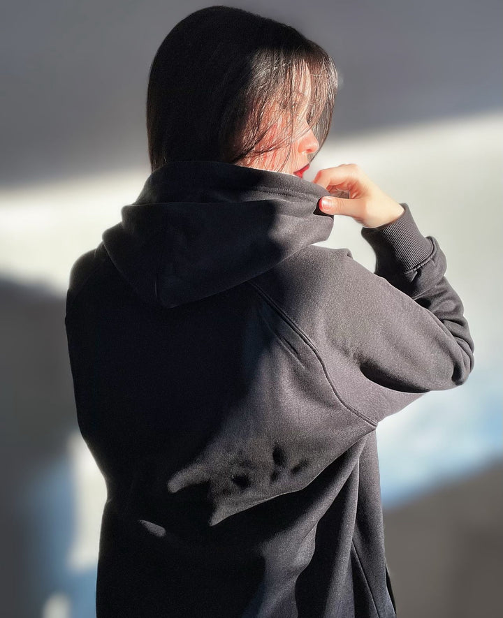 Hoodie Fame Basic Black/Red