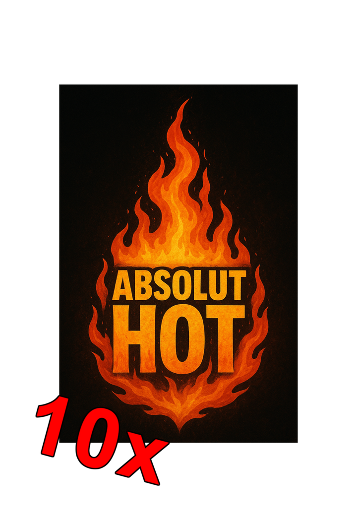 Absolut HOT Malle Sticker