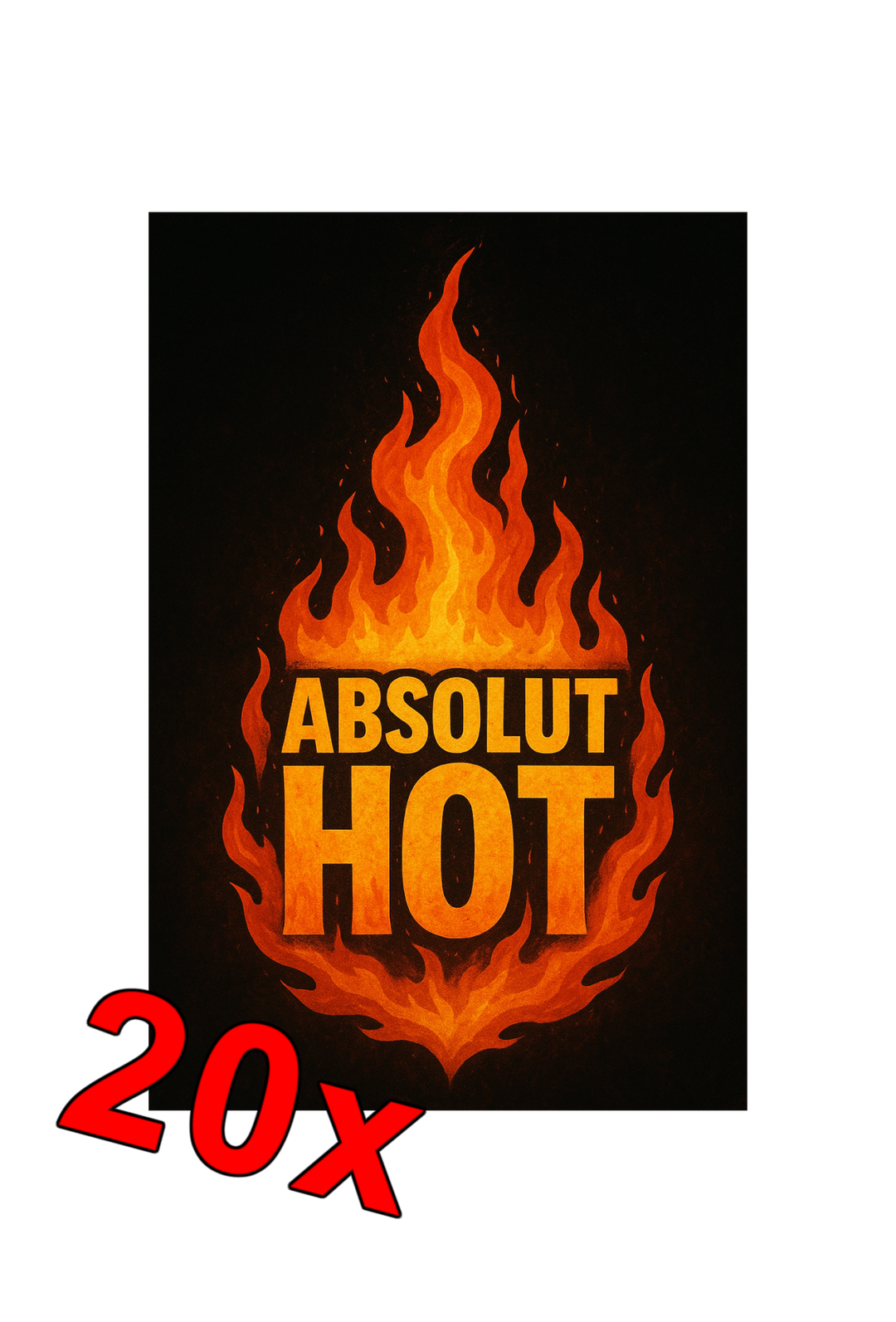 Absolut HOT Malle Sticker