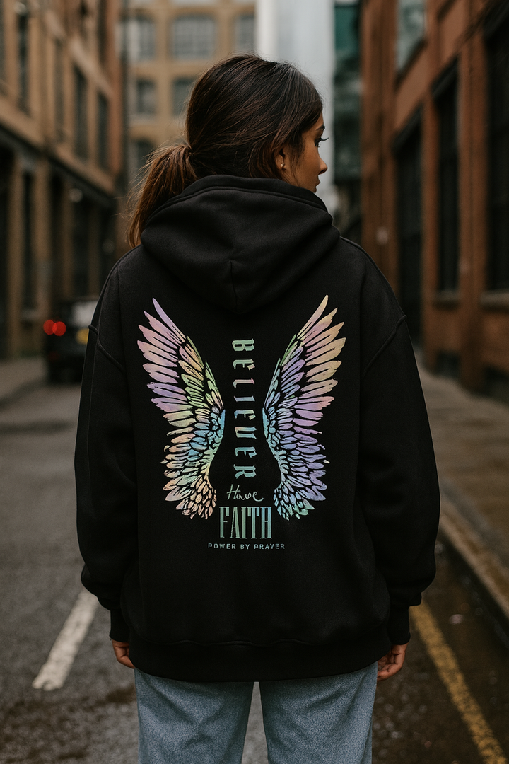 BELIEVER HAVE FAITH Oversized Hoodie