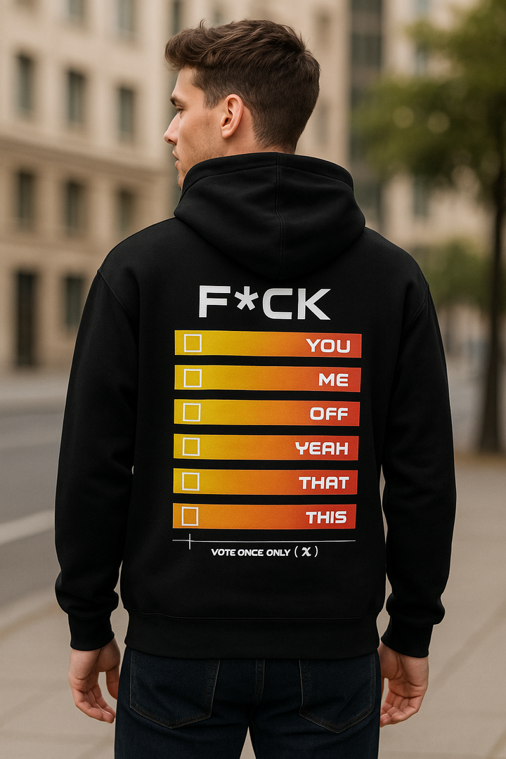 Oversized Hoodie F*CK