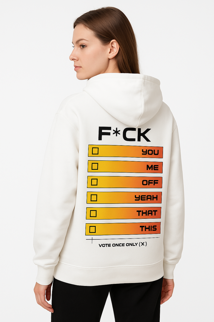 Oversized Hoodie F*CK