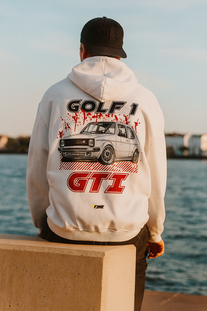 Golf 1 GTI Oversized Hoodie – Premium Streetwear für Auto-Enthusiasten