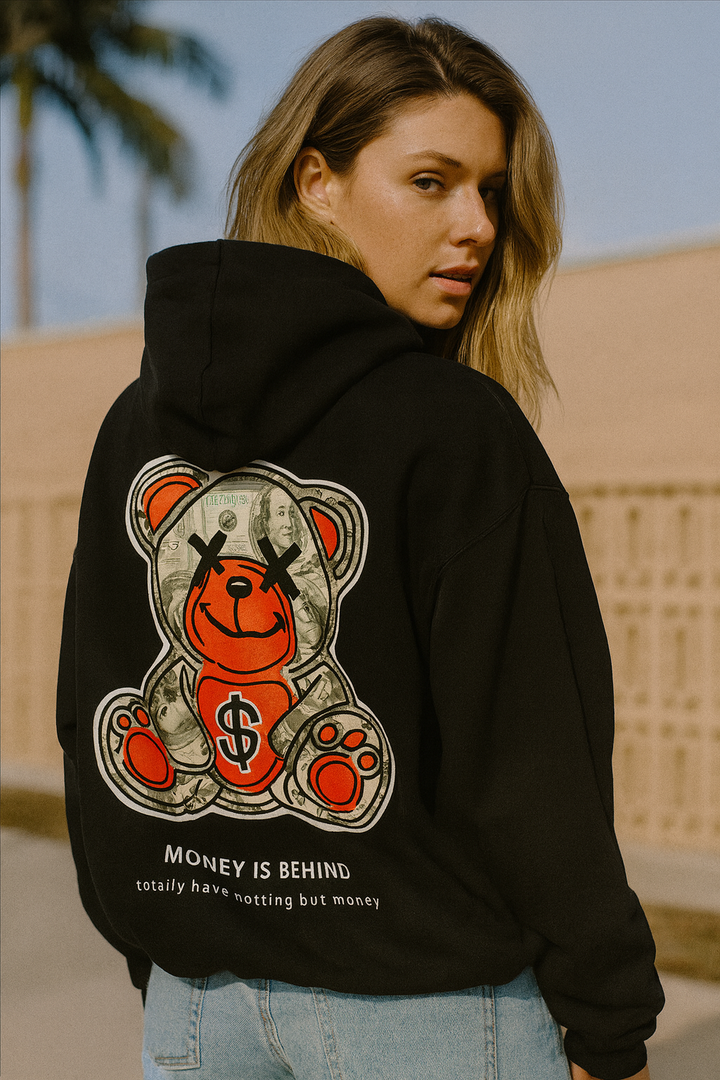 MONEY I$ BEHIND Oversized Hoodie