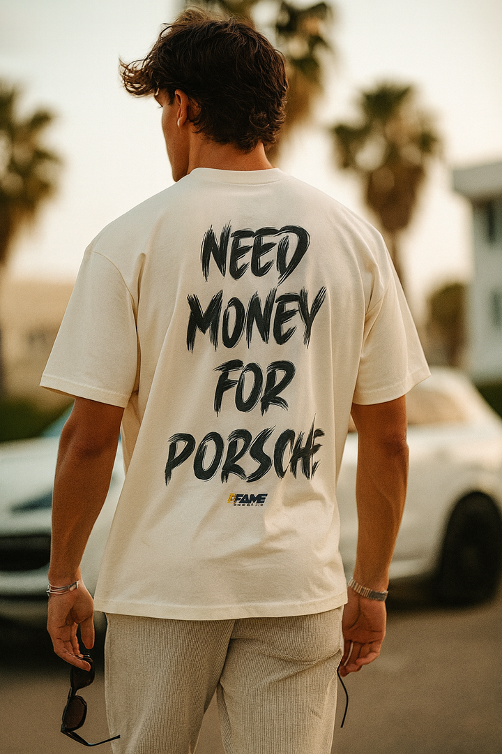 Need Money For Porsche Oversized Shirt
