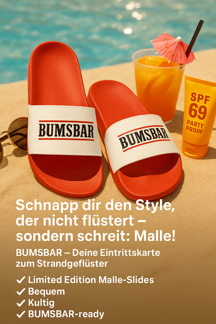 Bumsbar Badelatschen