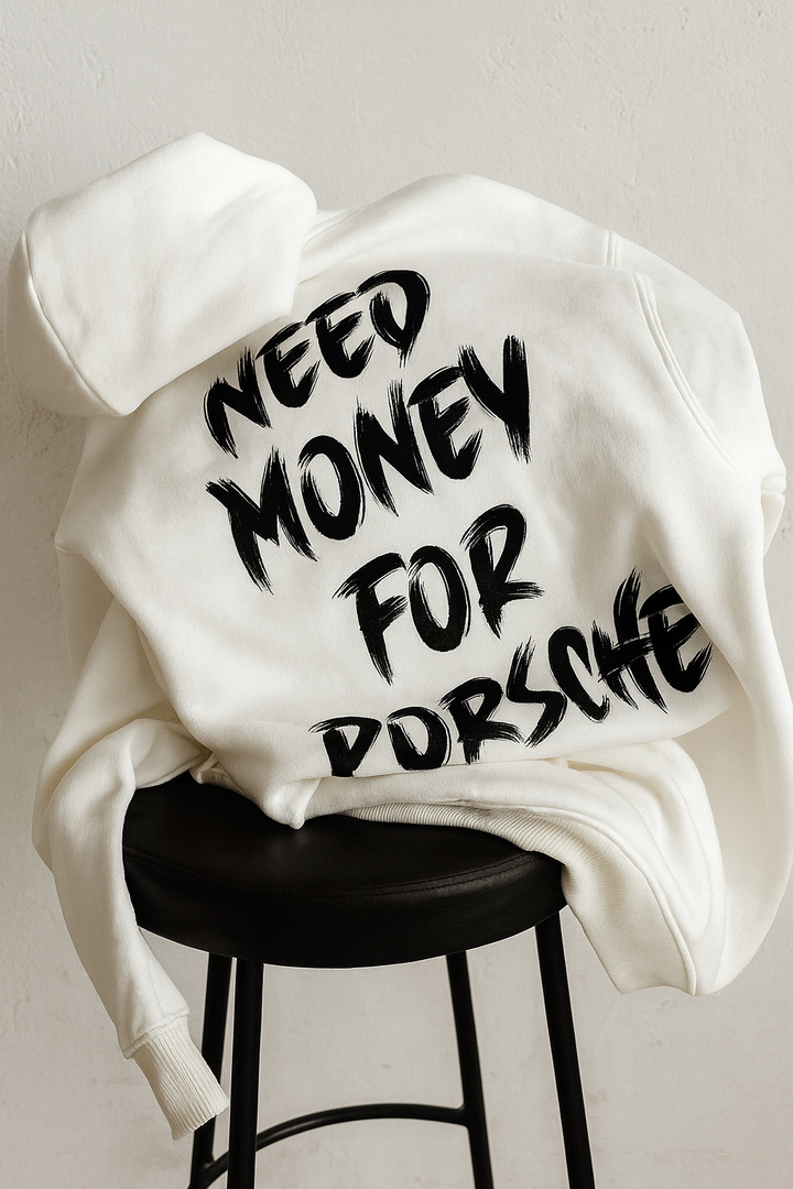 Need Money For Porsche Oversized Hoodie