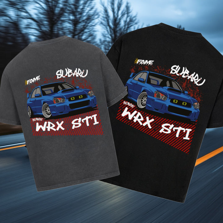 Subaru WRX STI "Blobeye" Design – Car Lover Oversized Shirt