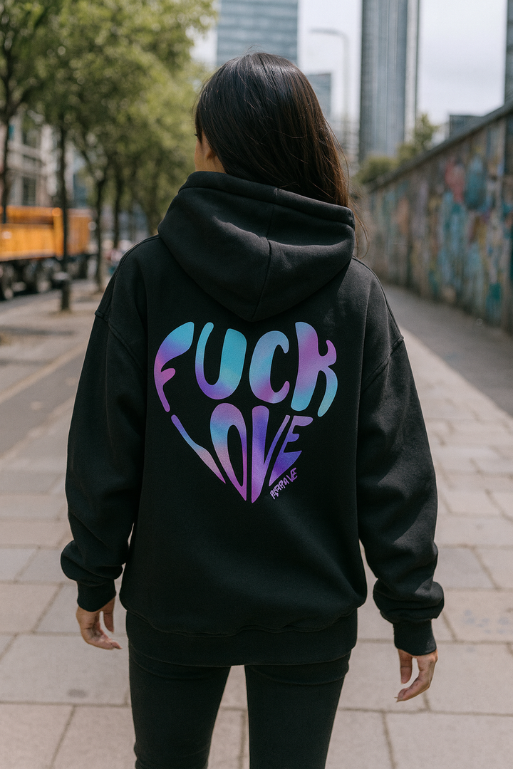 Fuck Love Oversized Hoodie