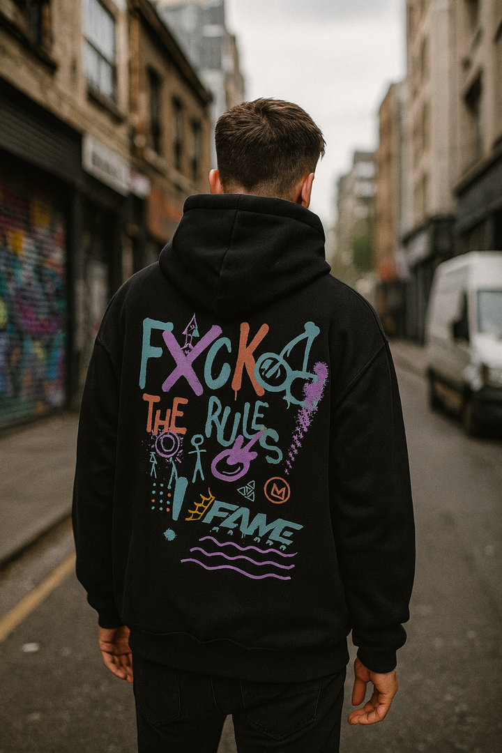 Fxck The Rules Oversized Hoodie