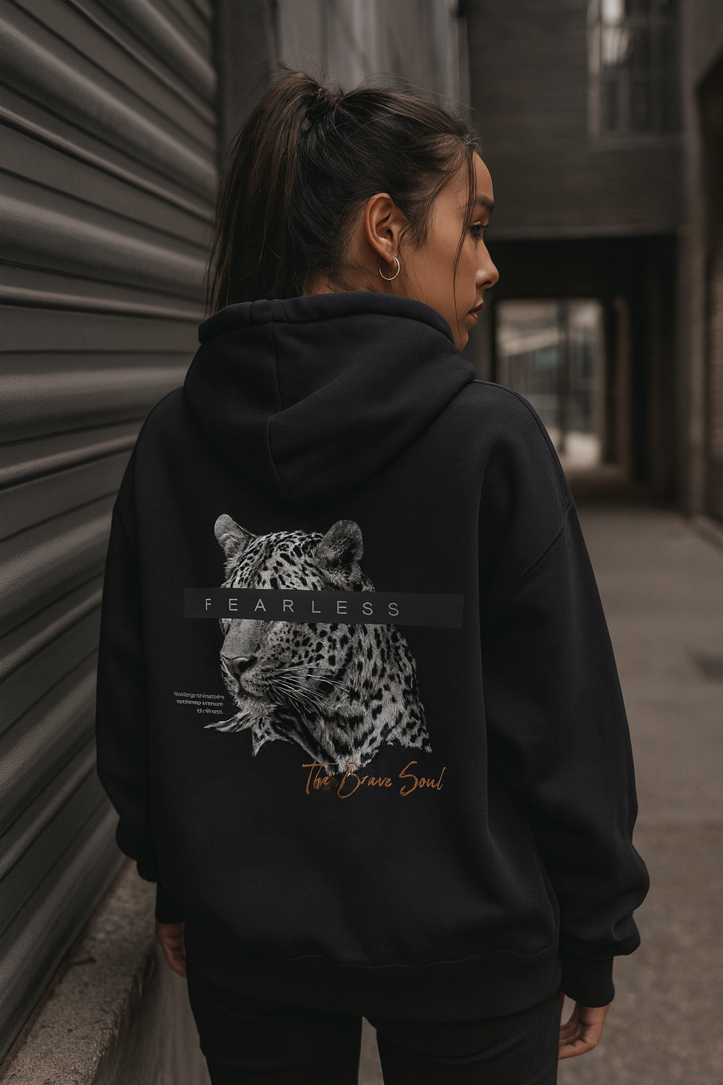 LEO FEARLESS Oversized Hoodie