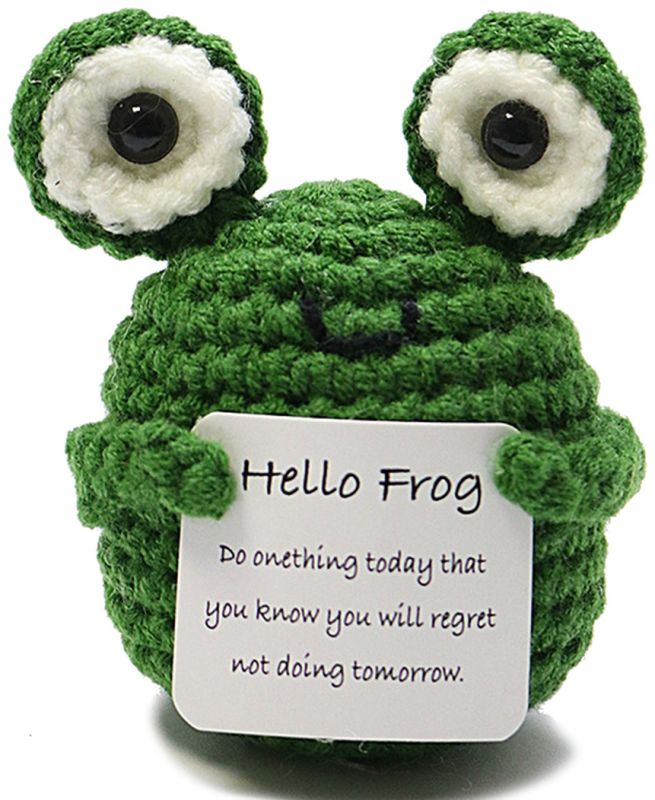 "Positive Frog" figure
