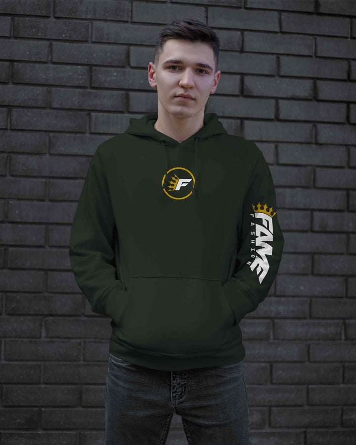 Hoodie Fame Darkgreen