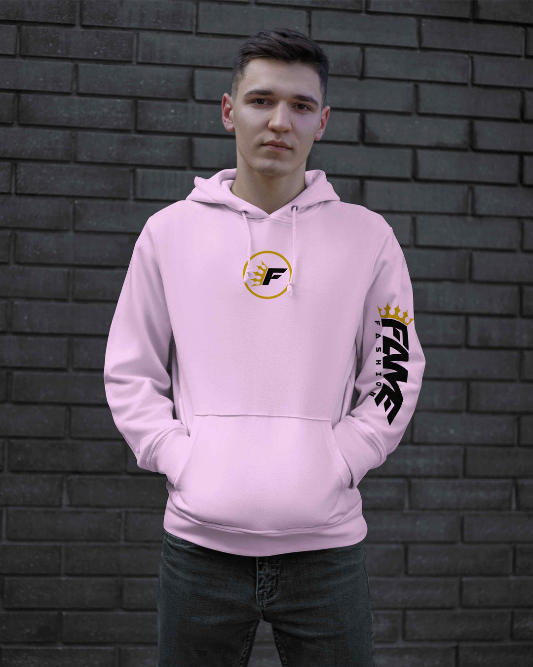 Hoodie Fame Rosa