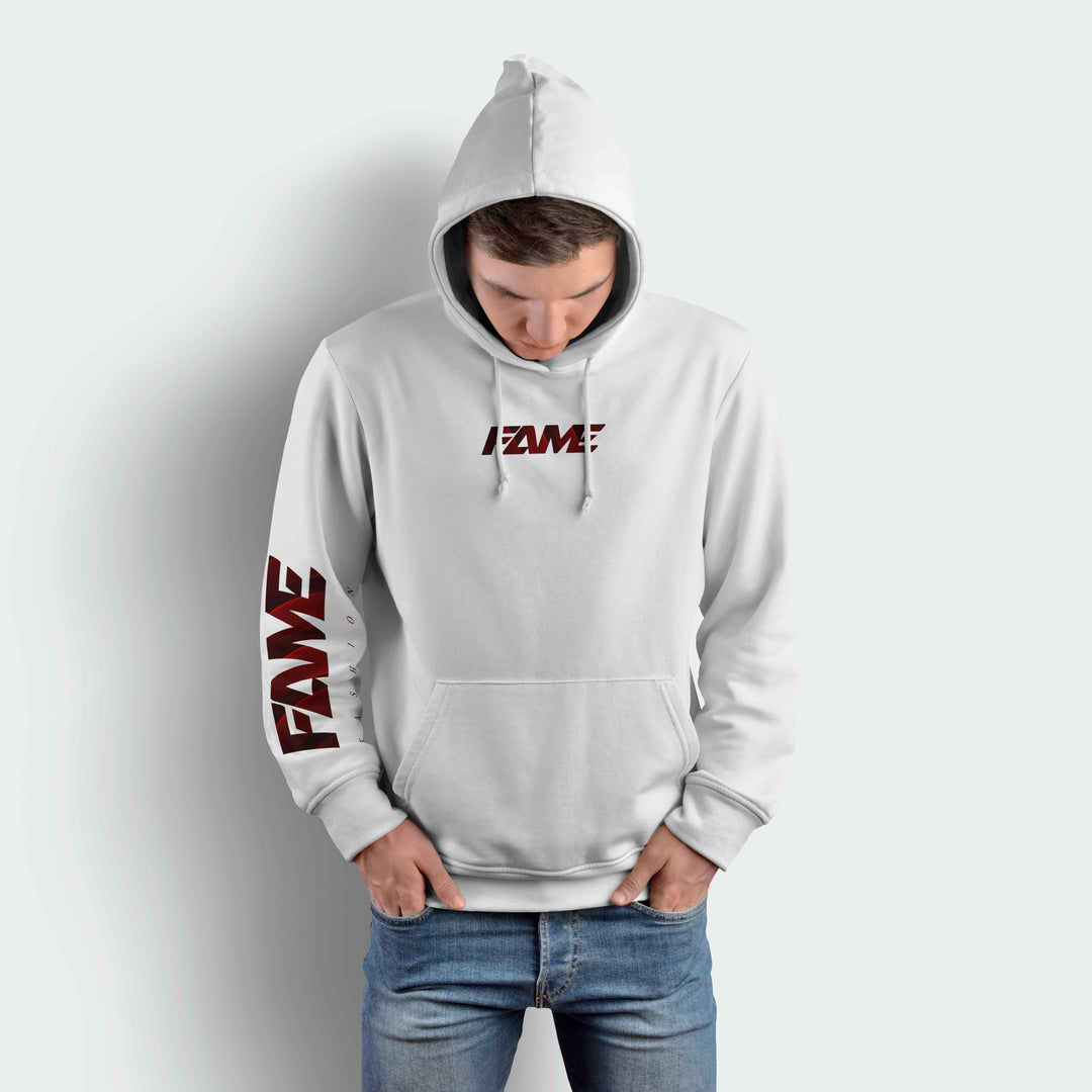 Hoodie Fame Basic White