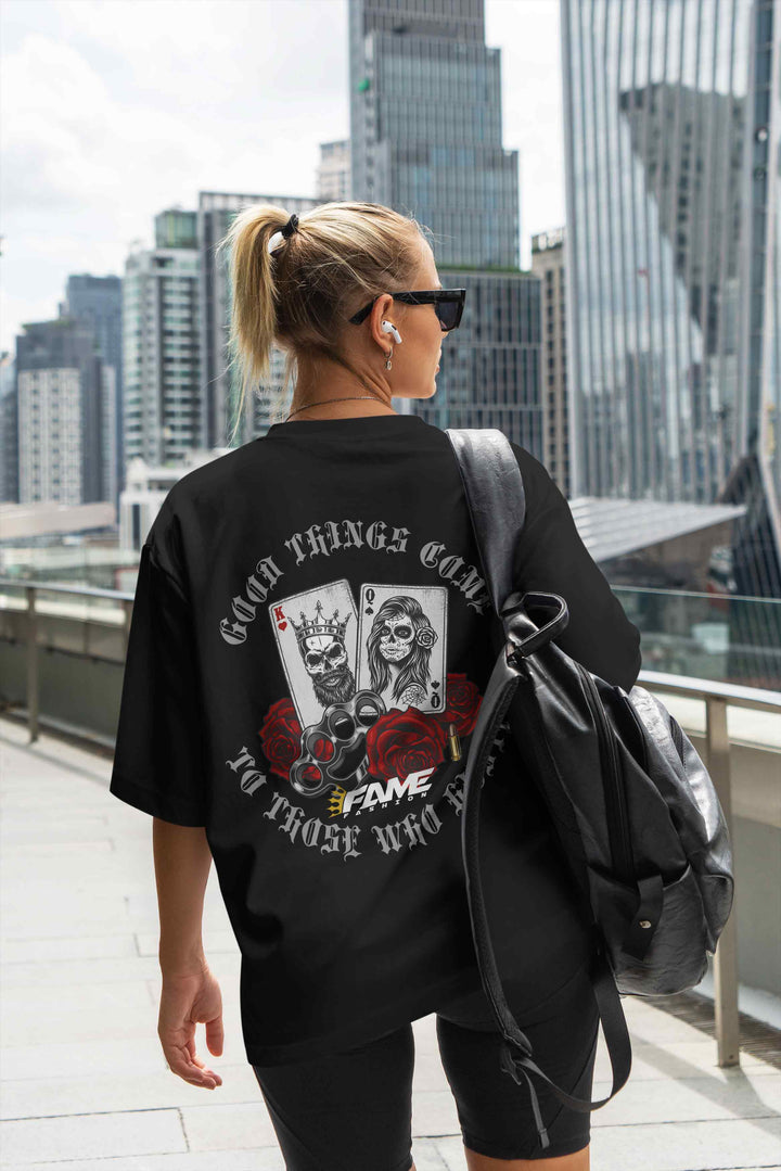 Oversized Tee "Good Things Come"