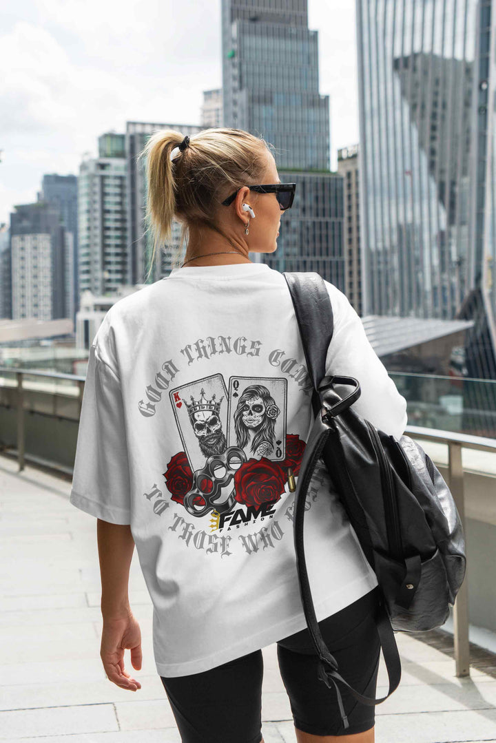 Oversized Tee "Good Things Come"