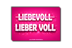 LIEBER VOLL! Malle Sticker