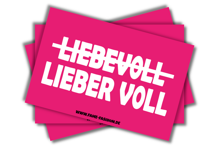 LIEBER VOLL! Malle Sticker