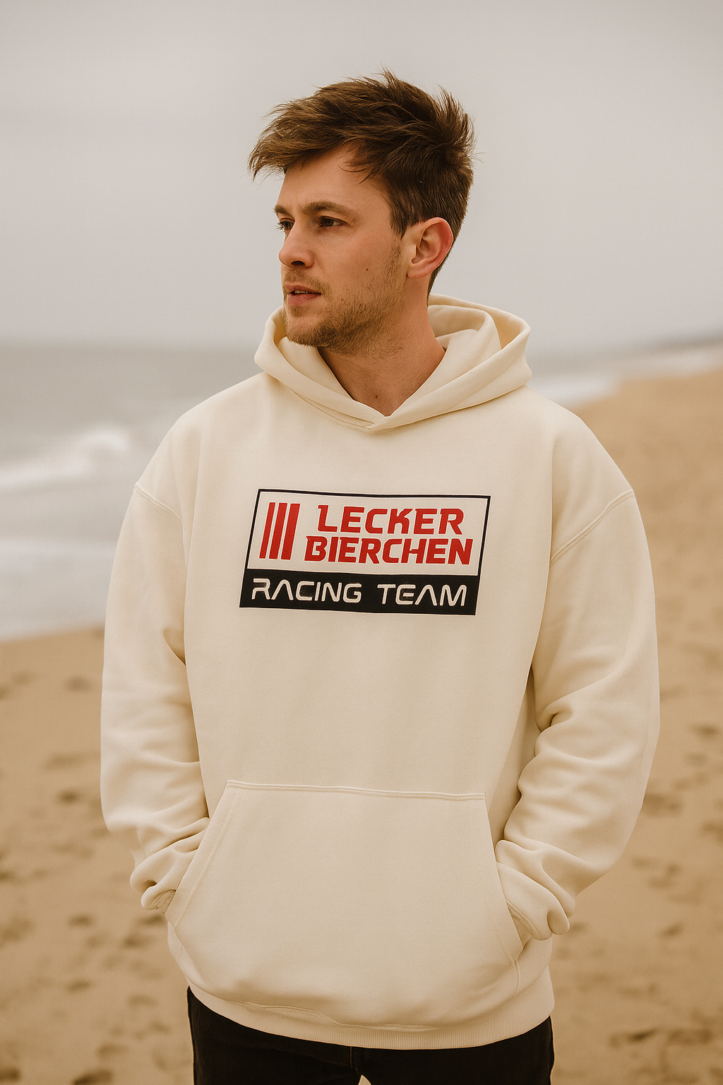 LECKER BIERCHEN Racing Team Oversized Hoodie