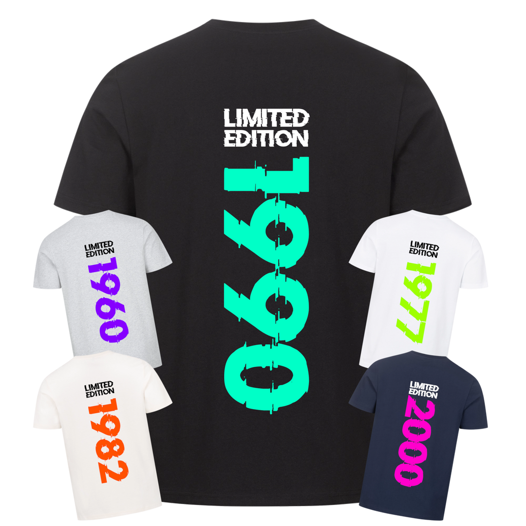 LIMITED EDITION - JAHR vertikal PERSONALISIERBAR