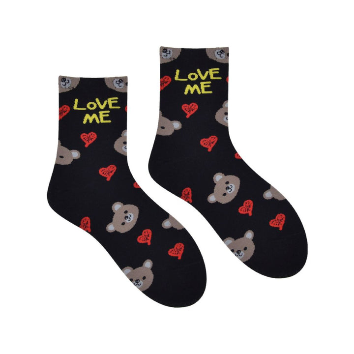 "Teddy Bear-LOVE ME" Socks