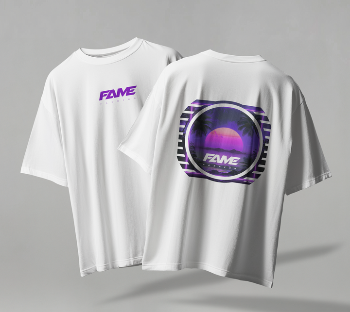 "RETRO SUN" Oversized Shirt