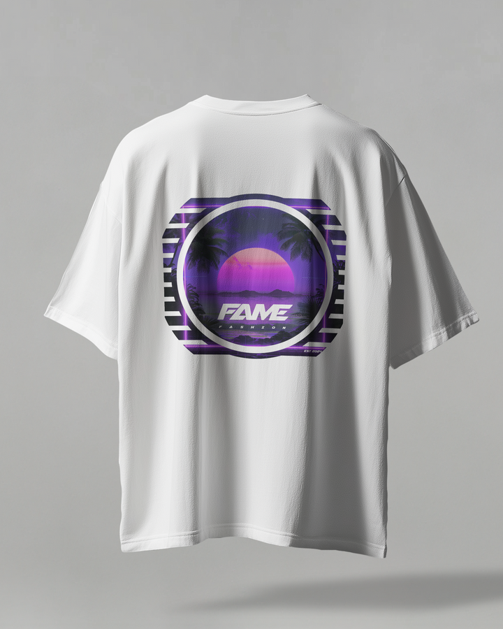 "RETRO SUN" Oversized Shirt