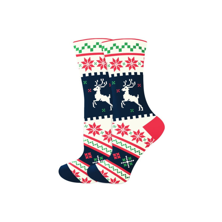 "Winter Magic Reindeer Socks"