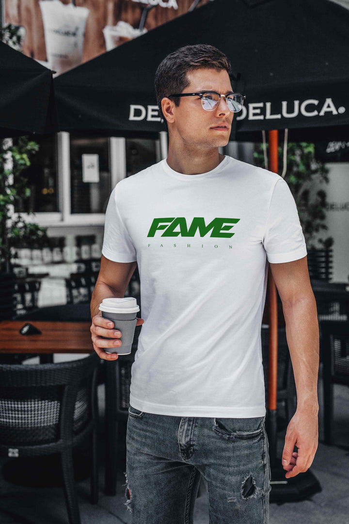 FAME Fashion Basic Dark Green Premium T-Shirt