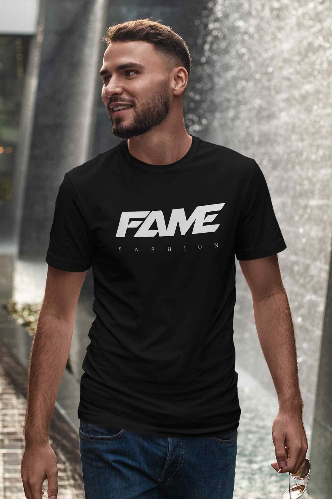 T-Shirt Fame Fashion Basic Black & White