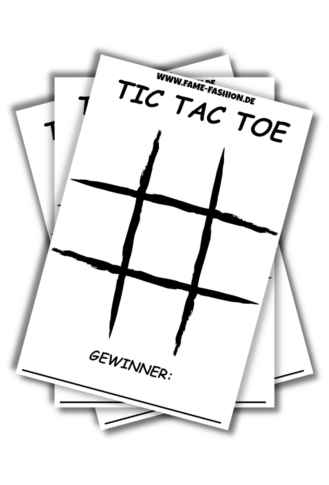 TIC TAC TOE Malle Sticker