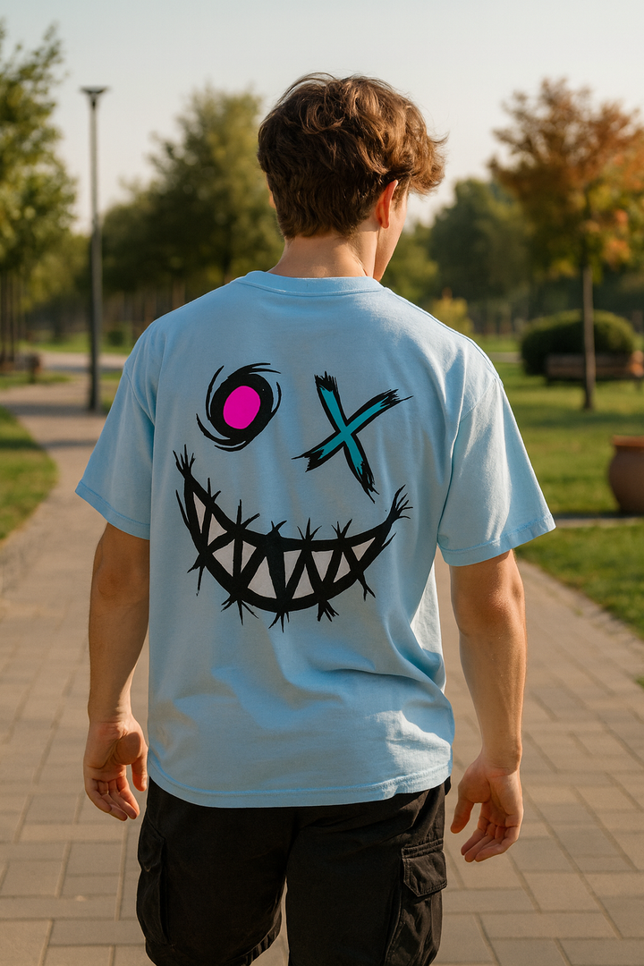 Scary Emoji Oversized Shirt