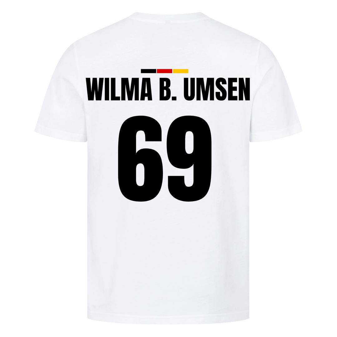 Wilma B. Umsen - Deutschland T-Shirt (Personalisierbar)