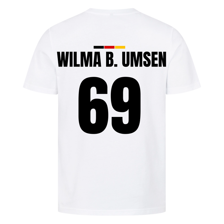 Wilma B. Umsen - Deutschland T-Shirt (Personalisierbar)