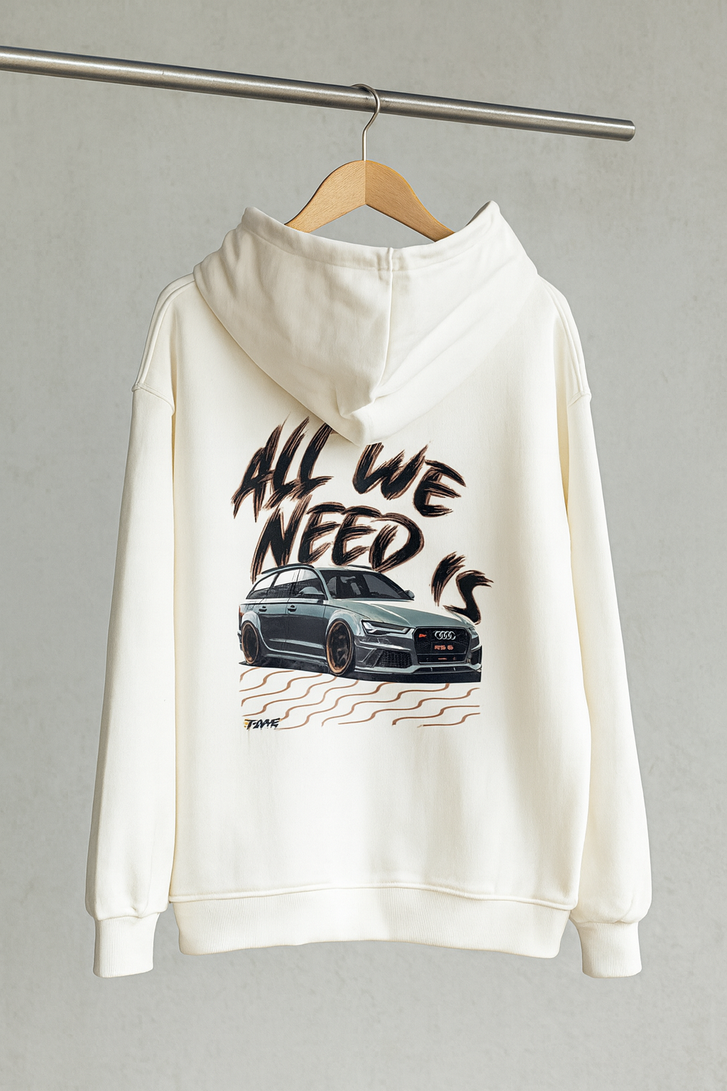"All We Need Is Audi RS6 C7" Oversized Hoodie