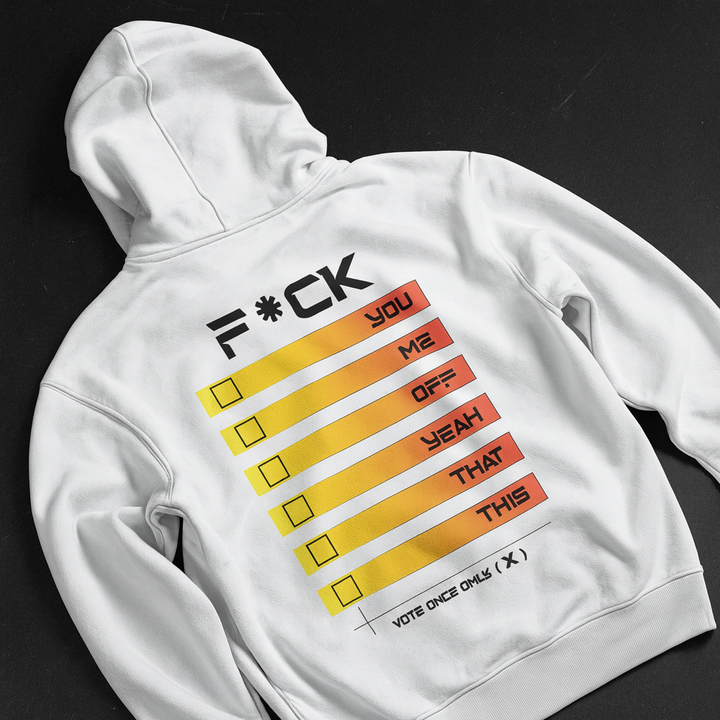 Oversized Hoodie F*CK