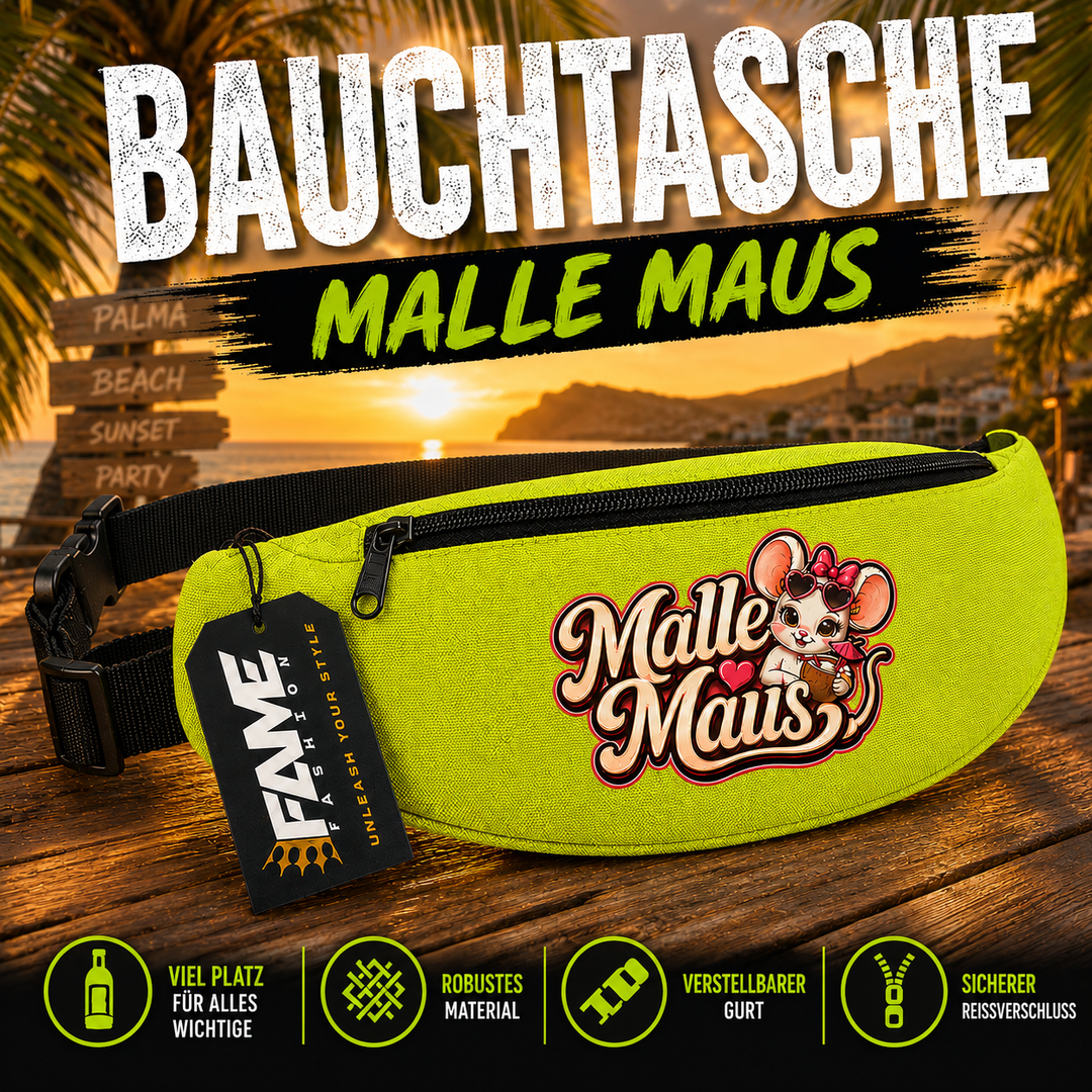 Bauchtasche gefüllt mit 1 MEGA-Bundle Sticker-Set (50 Sticker-Motive je 1x)