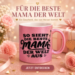 Beste Mama .. Glitzer-Tasse