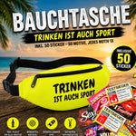 Bauchtasche gefüllt mit 1 MEGA-Bundle Sticker-Set (50 Sticker-Motive je 1x)