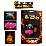 Geil hoch 3 - Malle Sticker-Set (30 Sticker)
