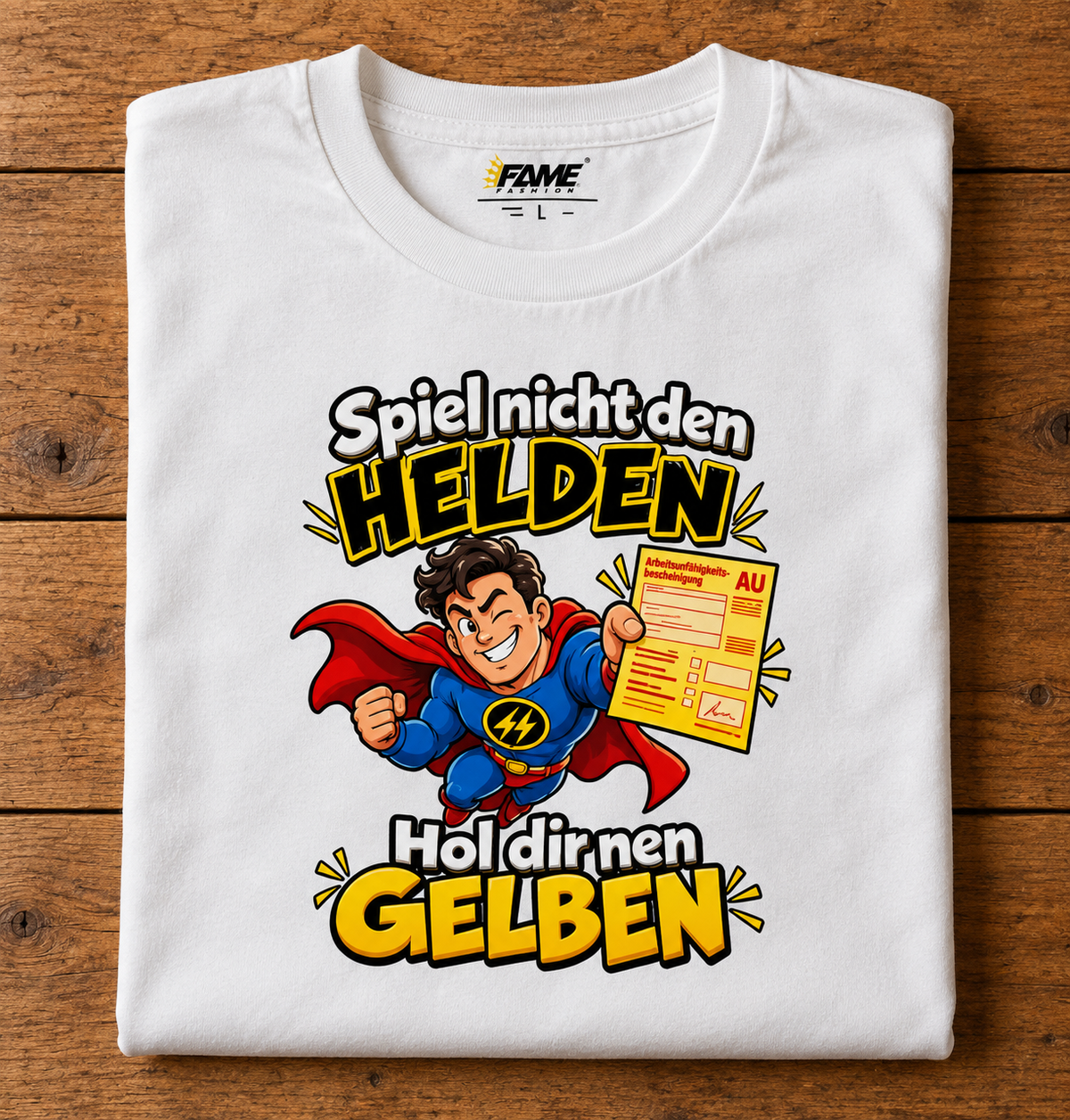 Spiel nicht den Helden... T-Shirt