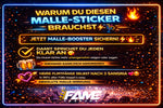 Bumsbar - Malle Sticker