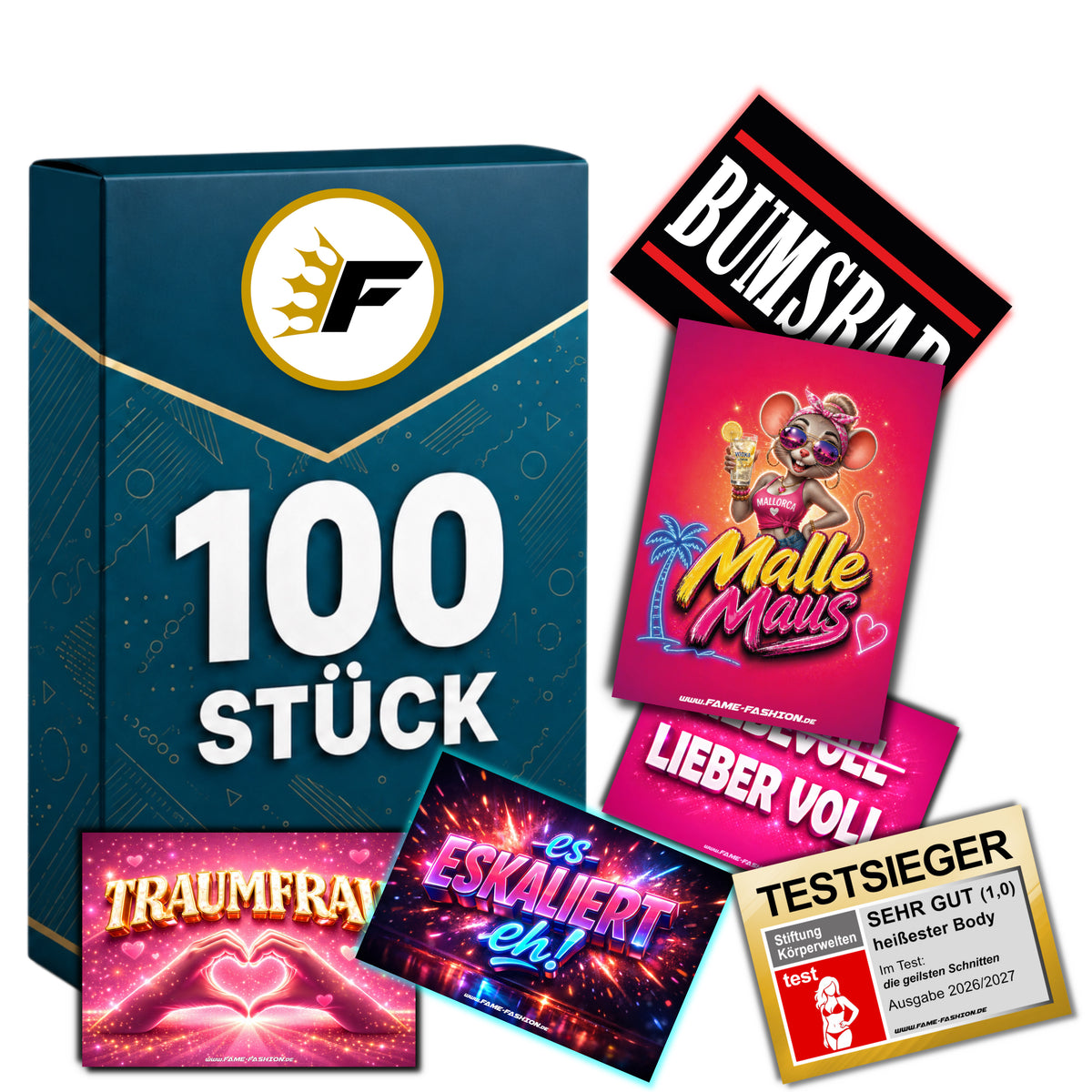 MEGA-Bundle - Malle Sticker Set (50 Motive)