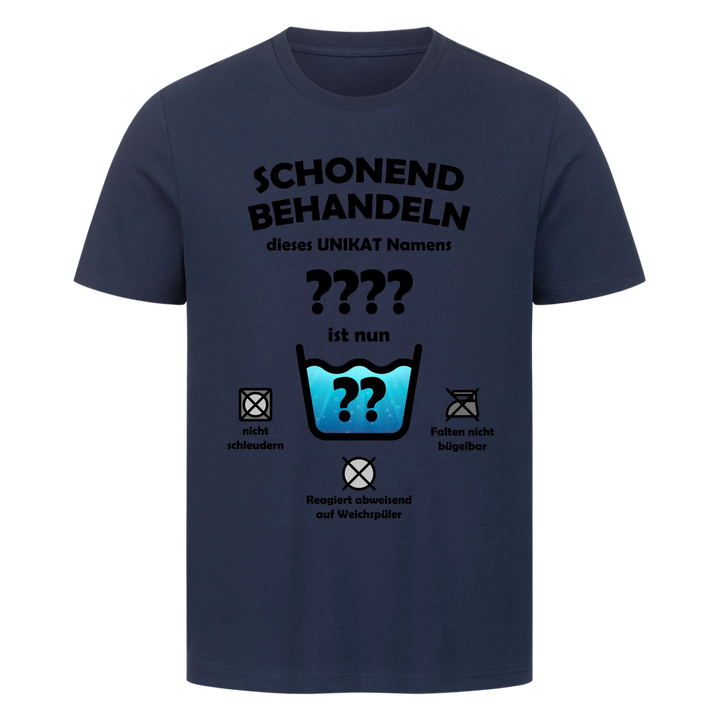 Mock Up Tshirt Navy front