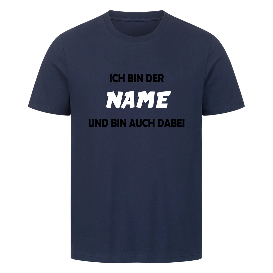 Mock Up Tshirt Navy front